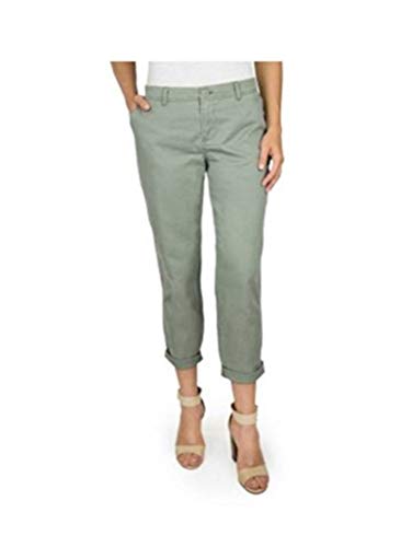 Woolrich Women's Washed Cropped Sunday Chino Pants (6, Washed Sage Green)