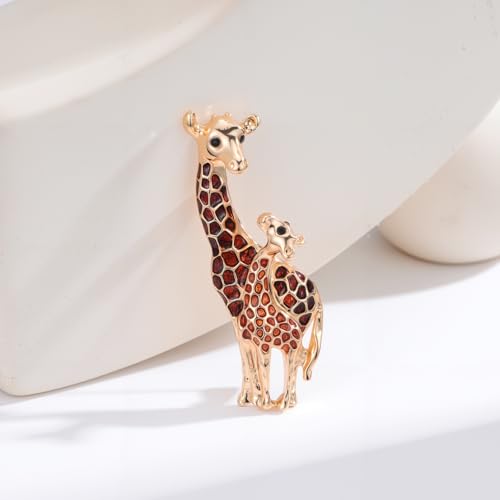 Image of Cute Animal Brooch Pins, Animal Theme Brooches Accessories for Clothes, Birthday Christmas Gift for Women