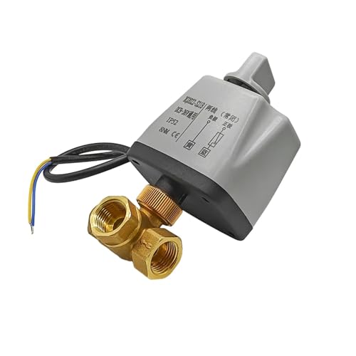 Vanne à boisseau sphérique électrique 3 voies à commande manuelle - 6