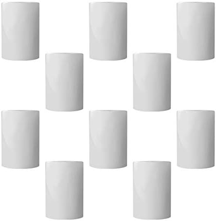 GG Grand General 10244SP Chrome Plastic 33mm Flat Top Cylinder Screw-On Nut Cover for Trucks, Trailers and more