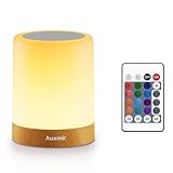 💡1800mAh AUFLADEBAR: Das USB wiederaufladbare Nachtlicht funktioniert bis zu 15 Stunden bei maximaler Helligkeit und Dutzende von Stunden bei minimaler Helligkeit. Verwenden Sie dieses LED-Licht beim Yoga, beim Camping, in Restaurants, Bars, Diskotheken und Clubs