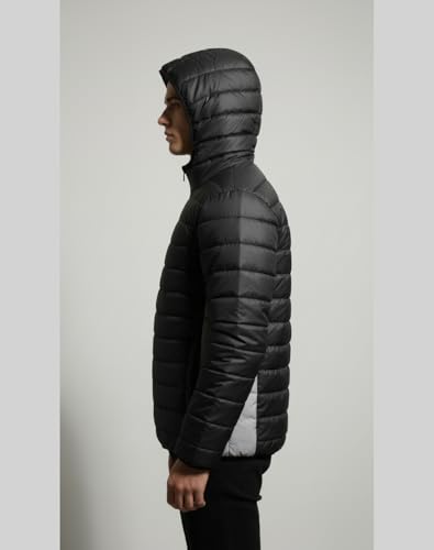 Image of FYLTR Mens Puffer Jacket|Contast Panel | Standard Length| Winter Jacket for Men | Jackets for Men Stylish | Jackets for Man | Perfect for Travel
