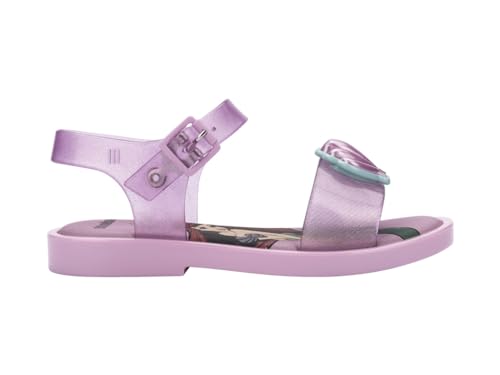 Image of mini melissa Mar Girls Sandals - Bubble Jelly Sandal, Summer Sandals for Girls, Adjustable Ankle Strap, Kids Jelly Shoes