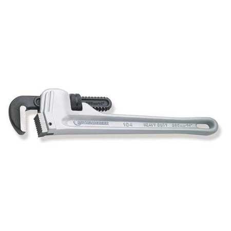 Straight Pipe Wrench, 3" Jaw Cap.