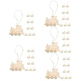 Sifflets en forme de train - suffisamment de copeaux de bois pour tête de train, afin que ces copeaux de bois puissent répondre à vos différents besoins de bricolage, décorations de fête de train