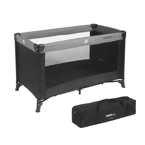 Beberoad Baby Reisebett Faltbar - Mit Moskitonetz & Matratze In Blau