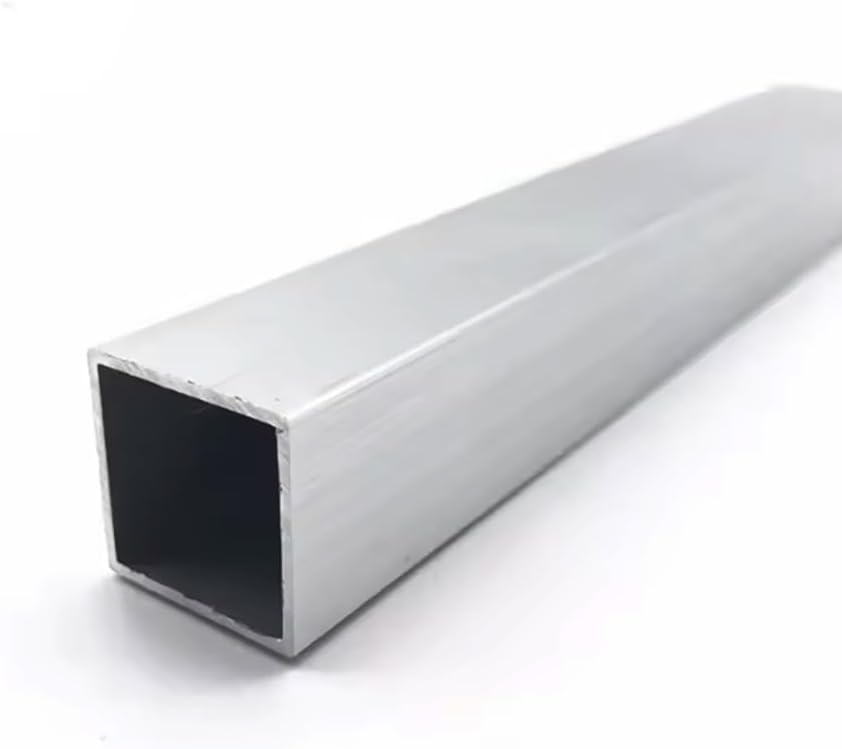 1pcs 6063 Aluminum Alloy Square Tube Profile, Width 6-38mm, Length 245mm Aluminum Alloy Rectangular Tube Aircraft Model Skeleton Decoration Material(38x38x2mm)