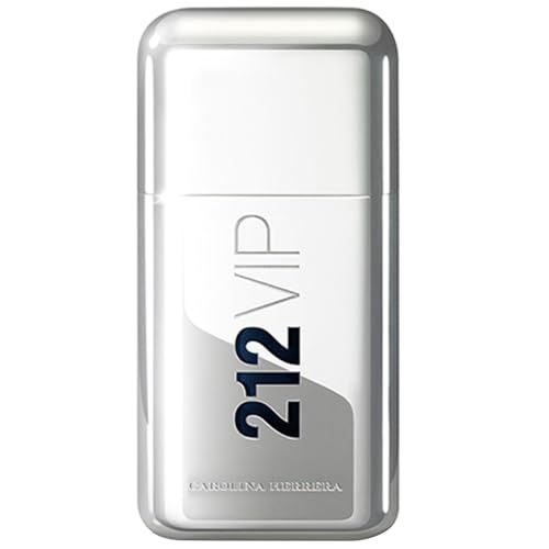 Carolina Herrera 212 Vip Men Fragrance For Men - Notes Of Caviar Lime, Ginger And Tonka Bean - Intimate And Magnetic Scent - Blend Of Fresh And Woody - Perfect For Night Use - Edt Spray - 1.7 Oz