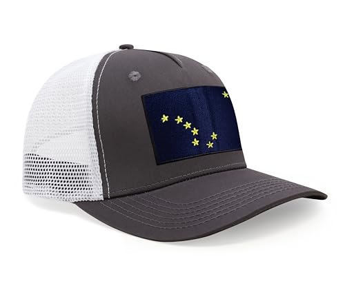 Image of International Tie State Hat for Men and Women, Adjustable Snapback Trucker Baseball Cap with Embroidered Patch