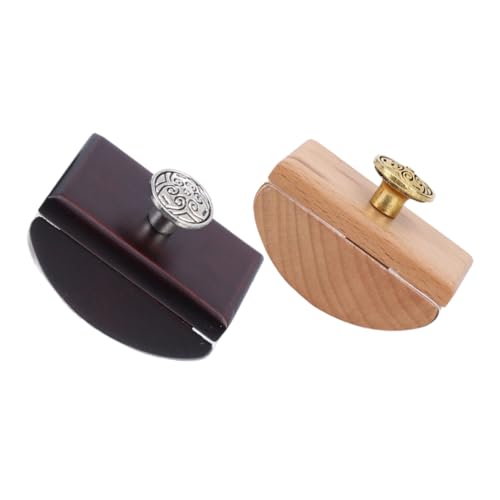 SEWACC 2stücke Rocker-löschpapier Aus Holz Tragbar Werkzeug Zum Schnellen Trocknen Von Tintenaufnehmende Schreibwaren Für Büro Und Schule