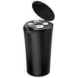 JOYTUTUS Coin Holder for Car, Larger-Capacity Car Change Holder Organizer, Universal Car Coin Holder for Cup Holder, Coin Dispenser Storage Fit Most Car & Trucks Car Accessories(Black, 1 Pack)