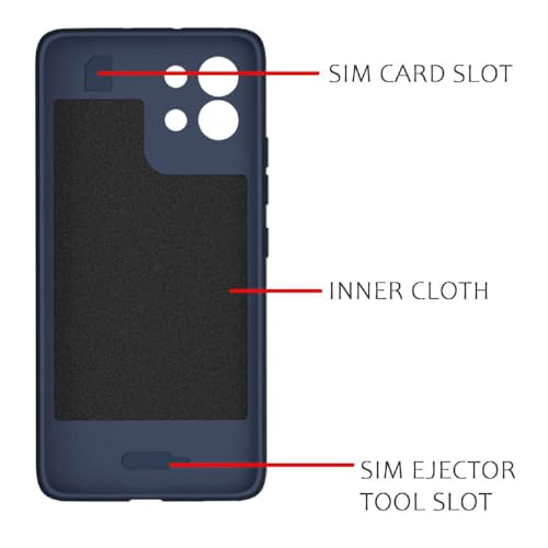 Image of Shockproof Case for Oppo K13 5G | Full Camera Protection | TPU Flexible Back Cover for Oppo K13 5G (Steel Blue)