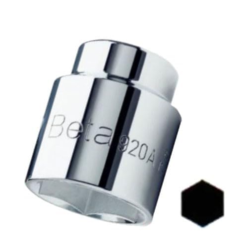 Beta 9200016 Model 920 A16 Hexagon Hand Sockets, 1/2 Drive, 16mm, Nero - Image 3