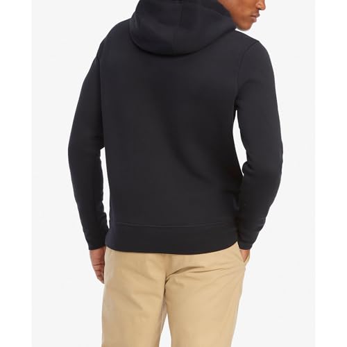 Image of Tommy Hilfiger Men's Medium Weight Fleece Hoodie Sweatshirt With Embroidered Logo, Also Available in Big & Tall