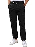 【Eleganti e comodi】Il design di questi pantaloni uomo estivi leggeri fonde sapientemente la robustezza dell'abbigliamento da lavoro con l'eleganza dei jogger, dando vita a un look più energico e versatile. Valorizzano efficacemente la forma della gamba e creano uno stile elegante senza sforzo.