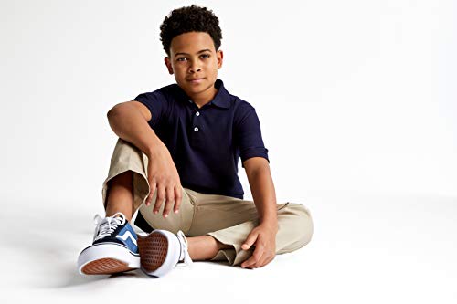 Image of French Toast Big Boys' Short Sleeve Pique Polo