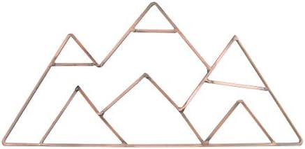 NoJo Mountain Shaped Wire Nursery Wall Decor, Copper Finish