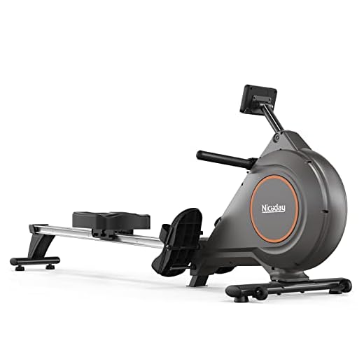 Niceday Rowing Machine for Home Use, Hyper-Quiet Magnetic Rower with16 Resistance Levels