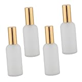 iplusmile 4 pièces Bouteilles Vaporisateurs Rechargeables Verre Lot de Flacons Spray Port...