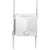 2026 Newest WiFi Extender, WiFi Booster, WiFi Repeater, Covers Up to 4500 Sq.ft and 55 Devices, Internet Booster - with Ethernet Port, Quick Setup, Home Wireless Signal Booster（white）