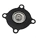 Electromagnetic Valve Diaphragm Gasket Rubber Seal Compatible with 1/2 in and 3/4 in Solenoid Valves for Plumbing Irrigation Gas Systems Industrial Equipment Black(1 PCS)