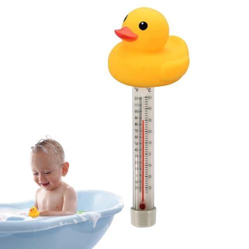 Thermomètre Flottant En Forme De Canard, Piscine Canard Avec Un Thermomètre Piscine Mignon Thermomètres Pour La Maison Fournitures De Piscine (Canard)
