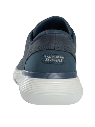 Image of Skechers Men's Slip-Ins Garza Trainers, Navy /White, 10.5 US