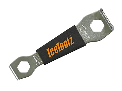 IceToolz Chainwheel Nut Wrench – Multi-Purpose Chainring Bolt & Crank Cap Remover