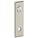 Baldwin R035.IPS Individual 9.4" Height Square Passage Rosette, Satin Nickel