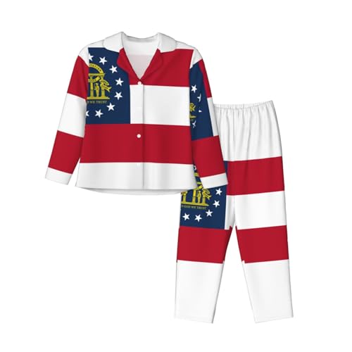 Pyjama Géorgie confortable en maille douce avec finitions haut de gamme