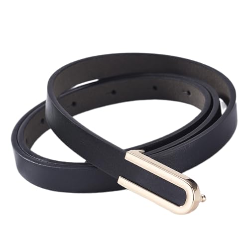 Elegant U Shaped Alloy Buckle Waist Belt Versatile Accessory For Trendy Women's Wardrobe