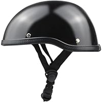 HORIZON ダックテールデザインヘルメット 黒 、シルバーファイヤー