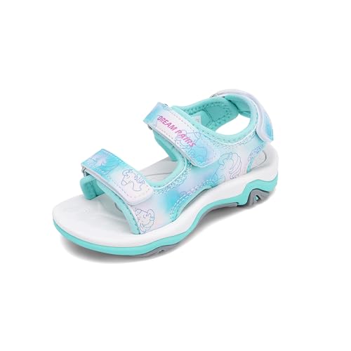 Image of DREAM PAIRS Boys Girls Summer Sandals | Outdoor Athletic Kids Sport Water Shoes Anti-slip Toddler Lightweight Comfortable Cute Cartoon Quick-drying