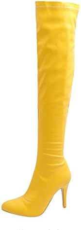 2022 Over the Knee Boots Women Pointed Toe Stiletto High Heel Thigh High Boots Sexy Side Zipper Gogo Dress Boots