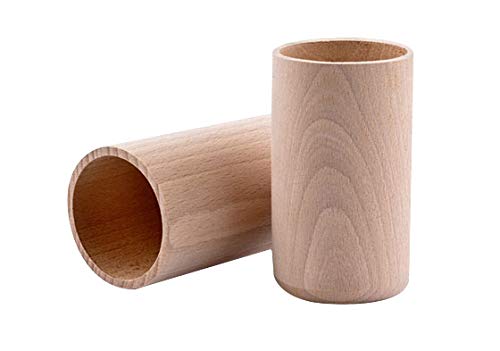 2 lapiceros de madera redondos para guardar lápices y bolígrafos, lapiceros para la organización y el orden del material de oficina en el escritorio Cover