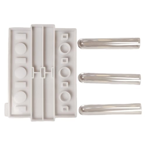 クリエイティブ水耕花瓶シリコーン型セット植物愛好家のための花ホルダー 3 試験管付き家の装飾樹脂ジュエリーメイキング