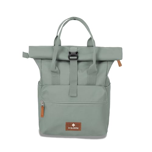Travelite Handgepäck Rucksack, Laptop Rucksack 14 Zoll, Basics Short...