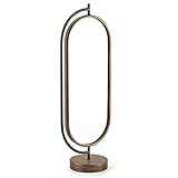 CIAL LAMA Tischspiegel, Metall, Antik-Gold, 63 cm