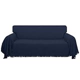 Easy-Going Geometrical Jacquard Sofa Cover, Couch Covers for 3 Cushion Couch, L Shape Sectional Couc