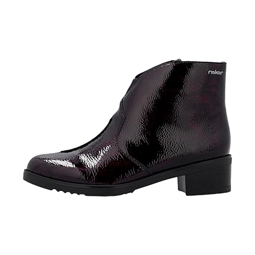 Bottine à zip Rieker Lagro chaussure montante en cuir souple pour homme
