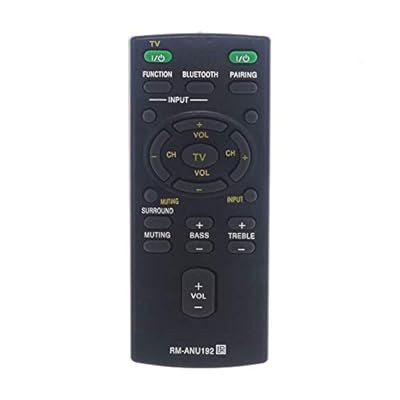 RM-ANU192 Remote Control Replaced for Sony RMANU192 Sound Bar System RM-ANU191 HT-CT60BT SA-CT60BT
