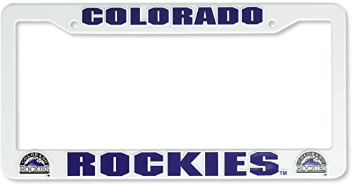 Colorado Rockies Plastic Auto License Plate Frame