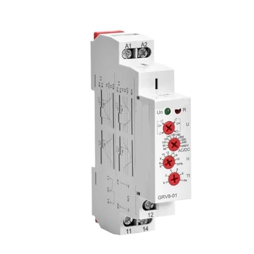 Relais de tension monophasé GRV8-01 AC220V la solution contre les surtensions du réseau