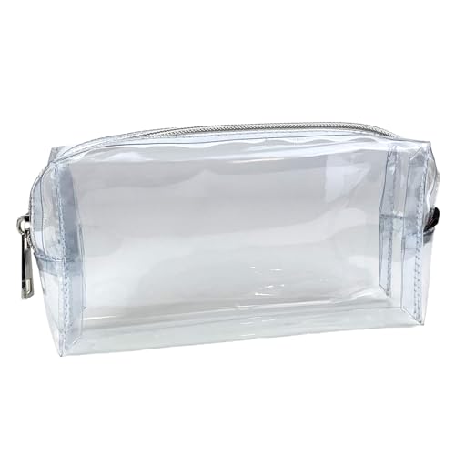 Fashion Stationery Estuches Transparentes para exámenes, adecuados para niñas, niños, Adolescentes y Mujeres; también se Pueden Utilizar como Bolsa de Viaje para artículos de Aseo Personal