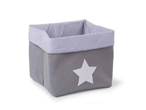 Boîte à toile pliable CHCCCB29GS panier textile chic Childhome gris