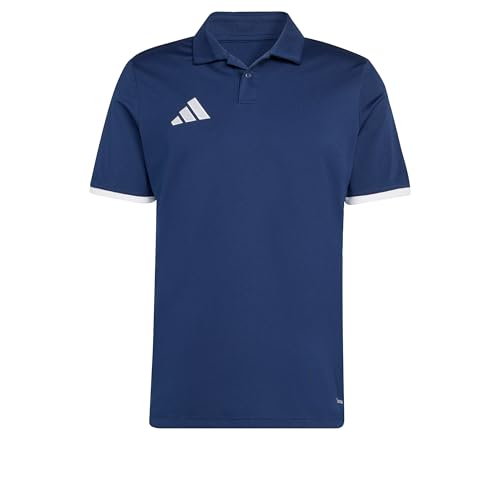 Polo adidas Homme Entrada26 maillot bleu marine col boutonné taille L Long