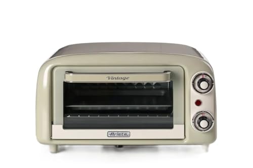 Ariete 3919 Forno Elettrico Vintage, 800W, Capacità 10L, Doppio vetro, Retrò,...