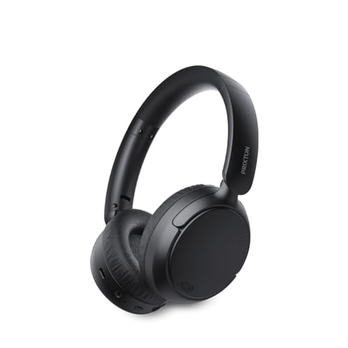 Prixton Casque sans Fil Live Pro, Casque à réduction de Bruit ANC, Noise Cancelling, Casque sans Fil Bluetooth, Pliable, Étui Rond en matériau EVA – Image 3