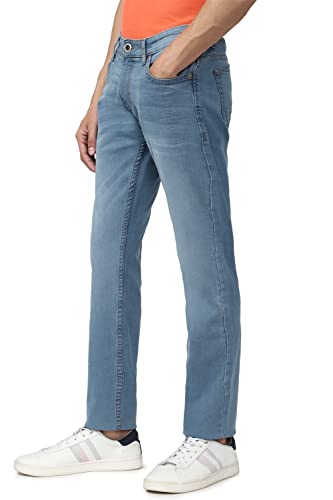 Image of Peter England Men's Slim Fit Cotton Jeans
