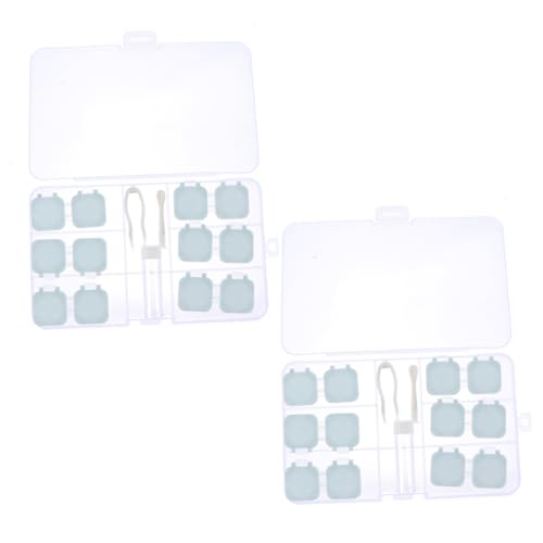 Set Di Contenitori Per La Degli Occhi Per Miopia Doppio Supporto Per Lenti Raccoglitore Pulito Design A Prova Di Perdite